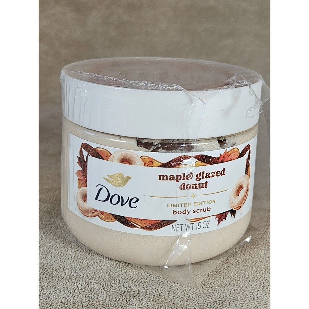 Dove Holiday Treats Limited Edition Maple Glazed Donut Body Scrub 15 Oz New